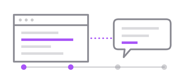 Custom app, chat automation and milestone delivery